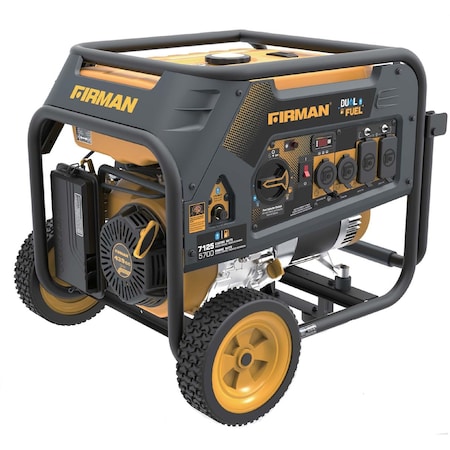 Firman Firman Power Equip. 5700/7100 Watt Dual Fuel Manual Generator H05754